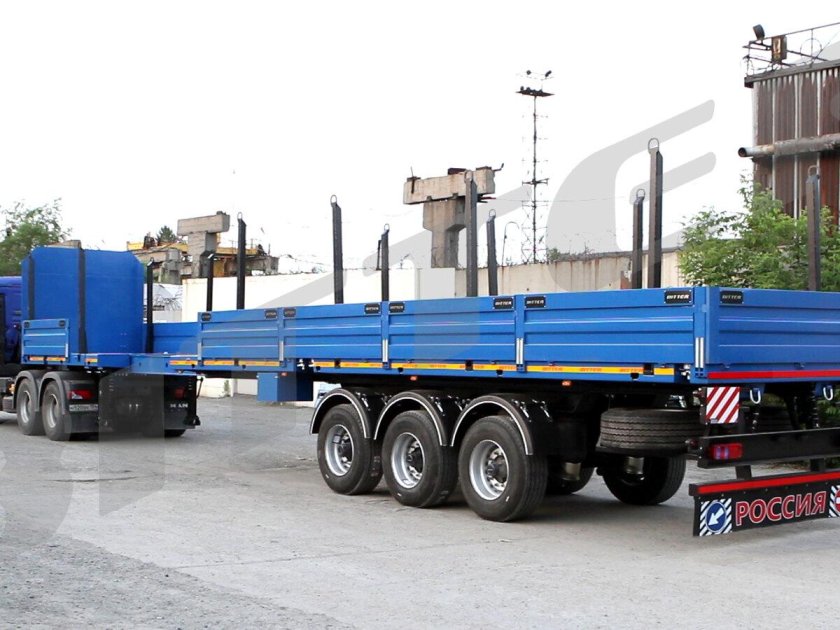 Полуприцеп бортовой Новтрак