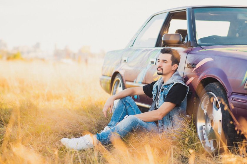 Фотосет с машиной