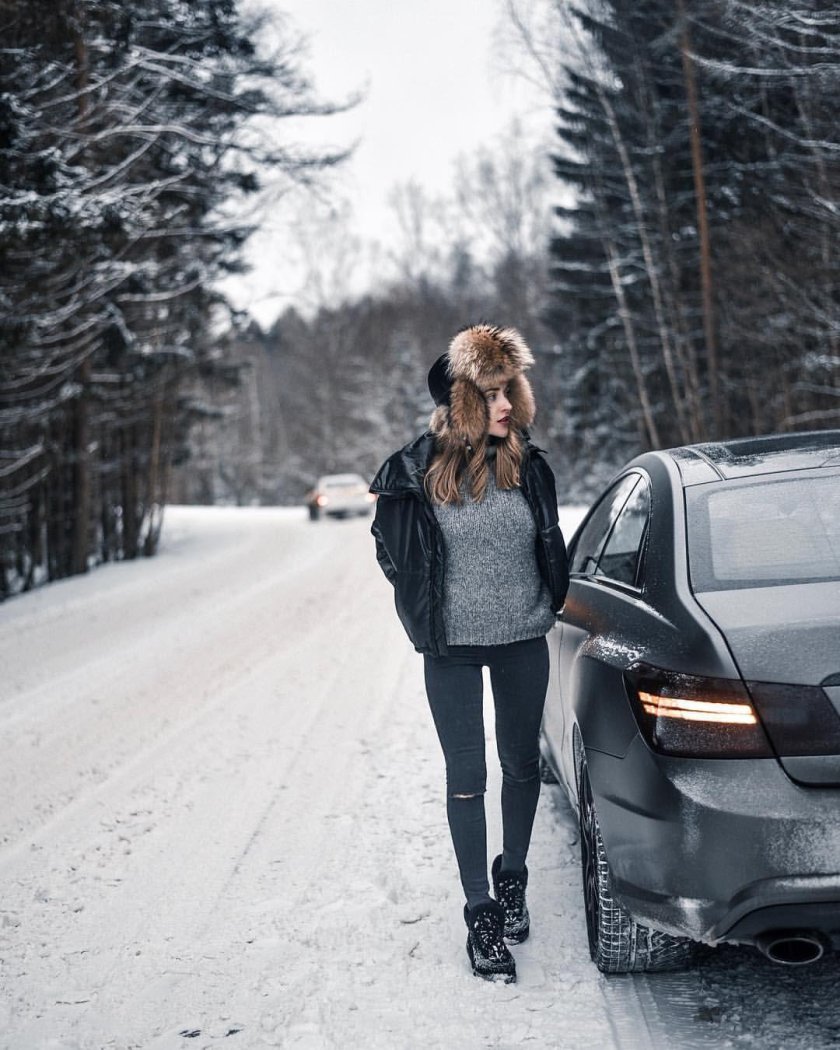 Зимняя фотосессия авто