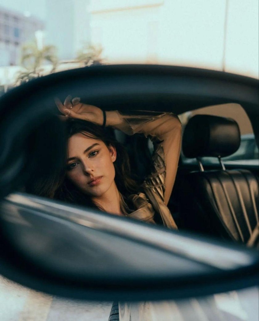 Фотосессия в машине