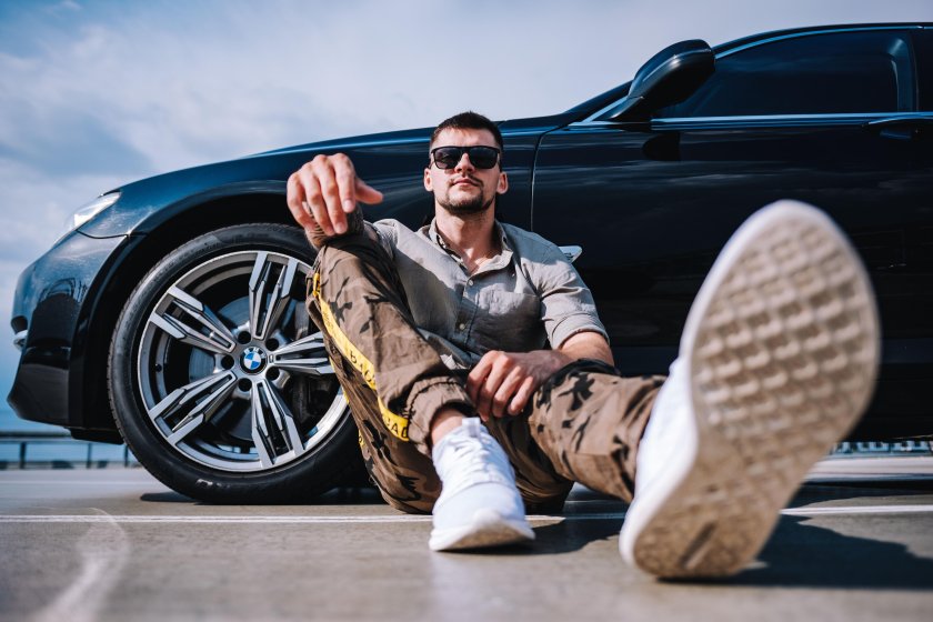 Фотосессия с машиной мужская