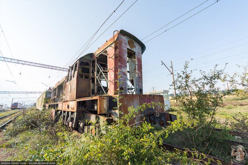Кладбище поездов Пермский край
