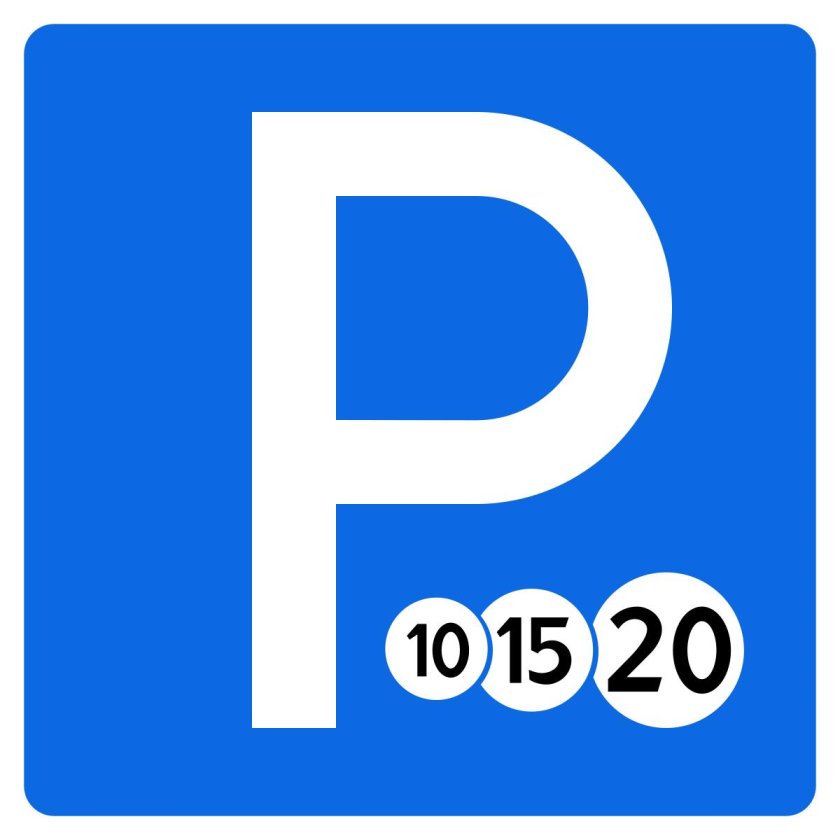 Дорожные знаки 6.4 «парковка (парковочное место)».