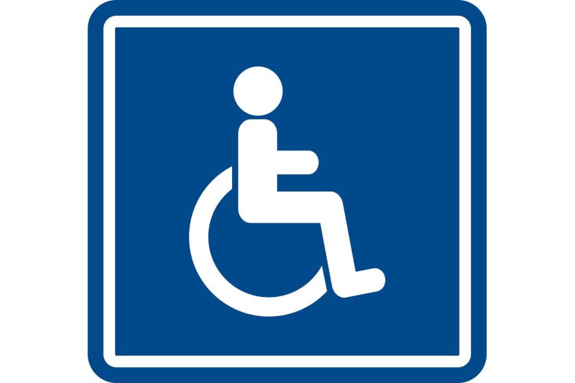 Табличка для инвалидов