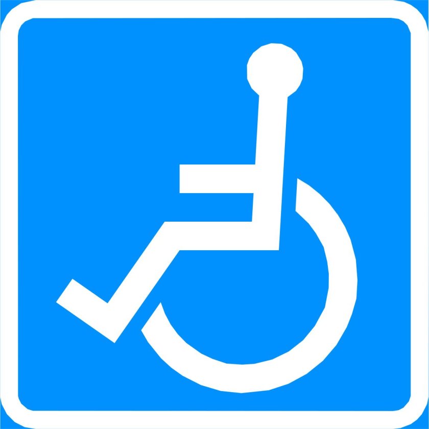 Табличка для инвалидов