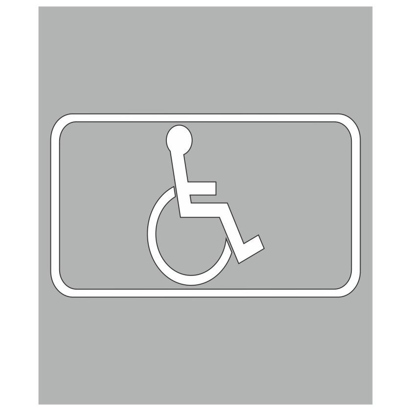 Разметка парковка для инвалидов 1.24.3