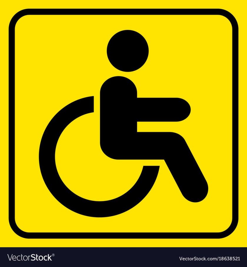 Наклейка инвалид