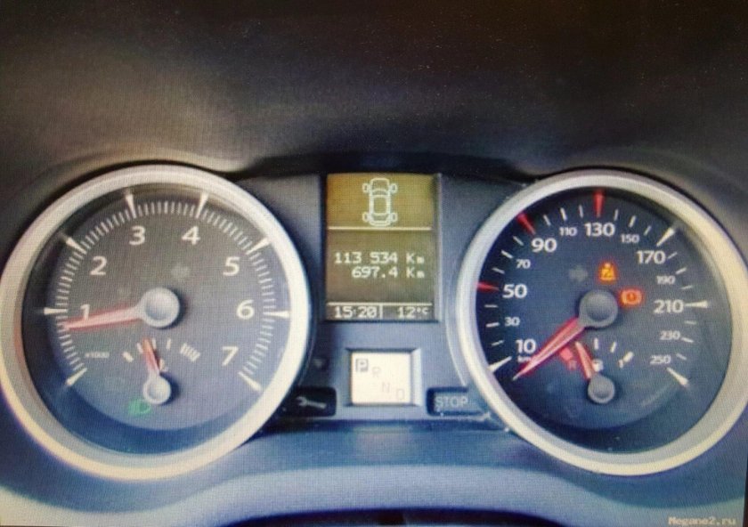 Панель приборов Renault Megane 2