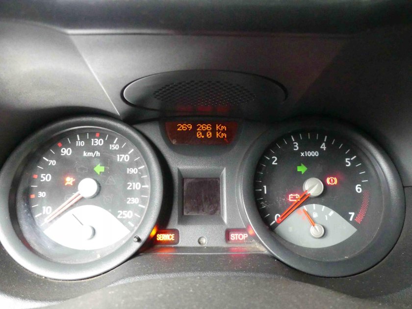 Reno Megan 2 пагнель приборов