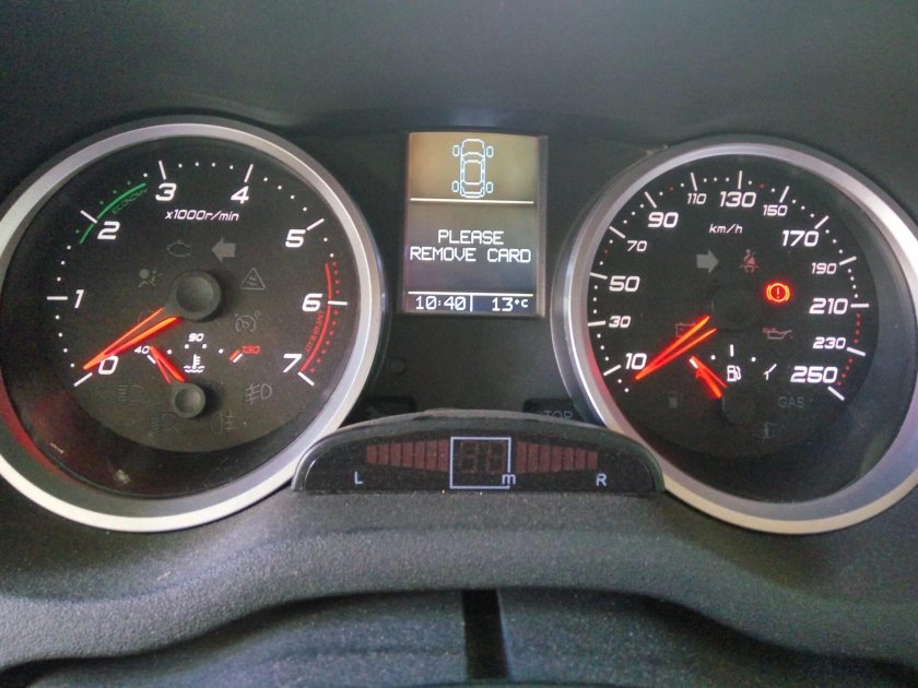 Reno Megan 2 пагнель приборов