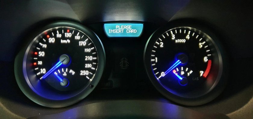 Пересвет приборной панели Меган 2