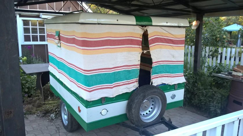 Кемпер из прицепа ММЗ 81021