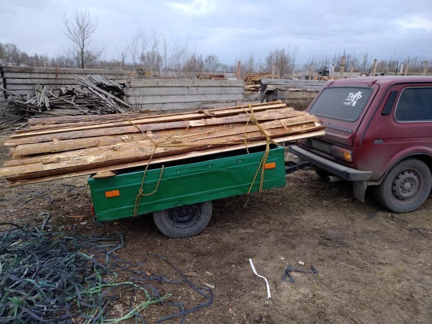 Прицеп ММЗ 8113 переделка