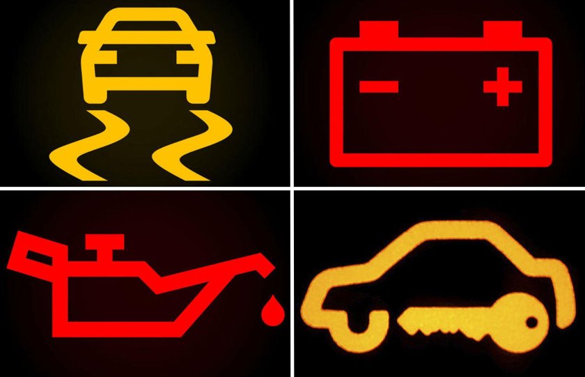 Индикатор аккумулятора автомобиля на приборной панели