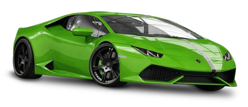 Lamborghini Huracan зеленый
