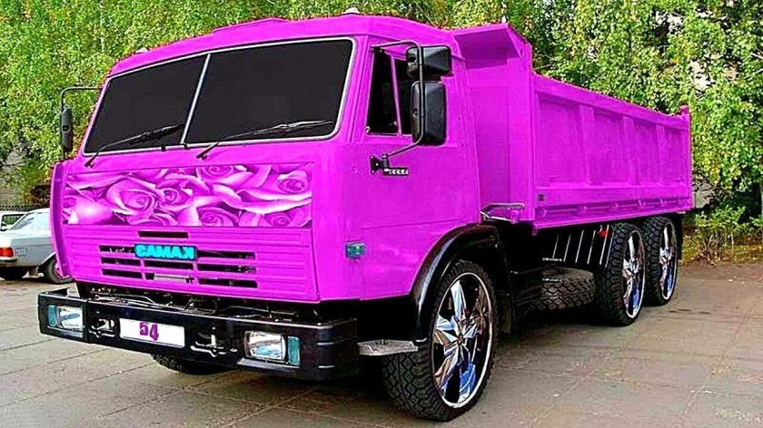 Тюнингованный КАМАЗ