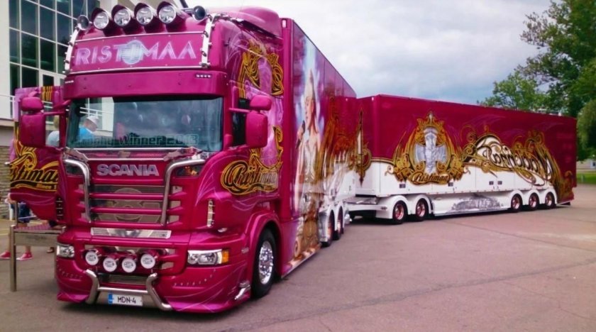Тюнингованные фуры Скания