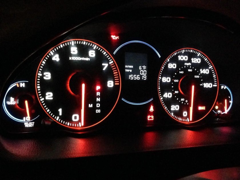 Приборная панель Honda Accord 7