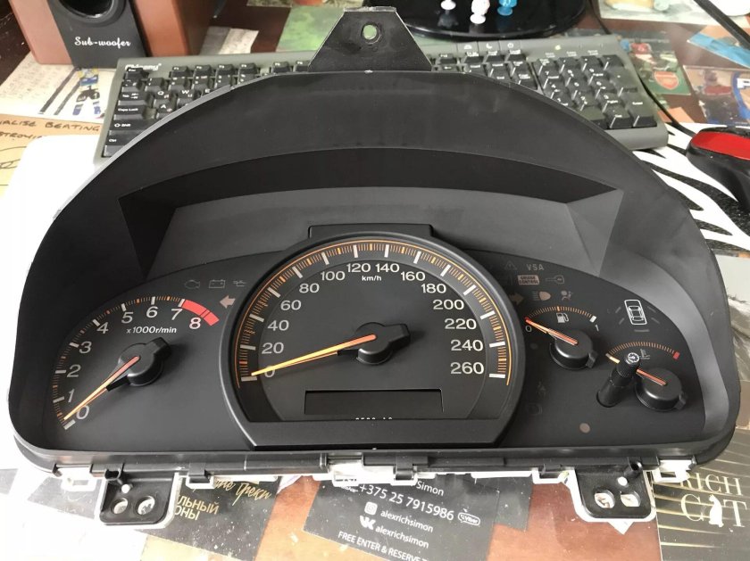 Панель приборов honda accord 7