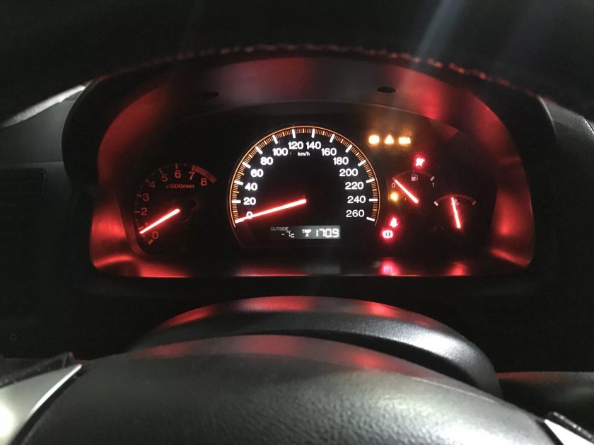 Приборка Honda Accord 7