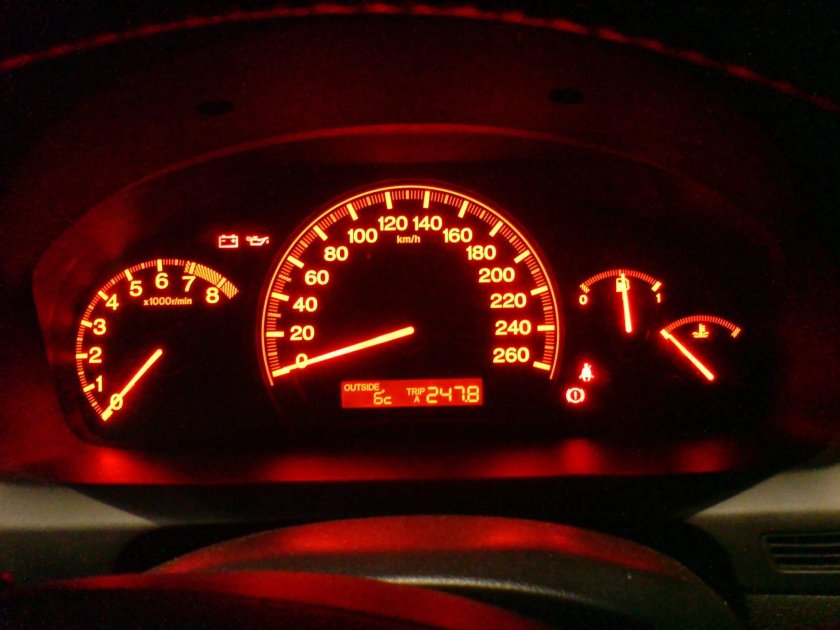 Пересвет панели приборов хонда аккорд 7