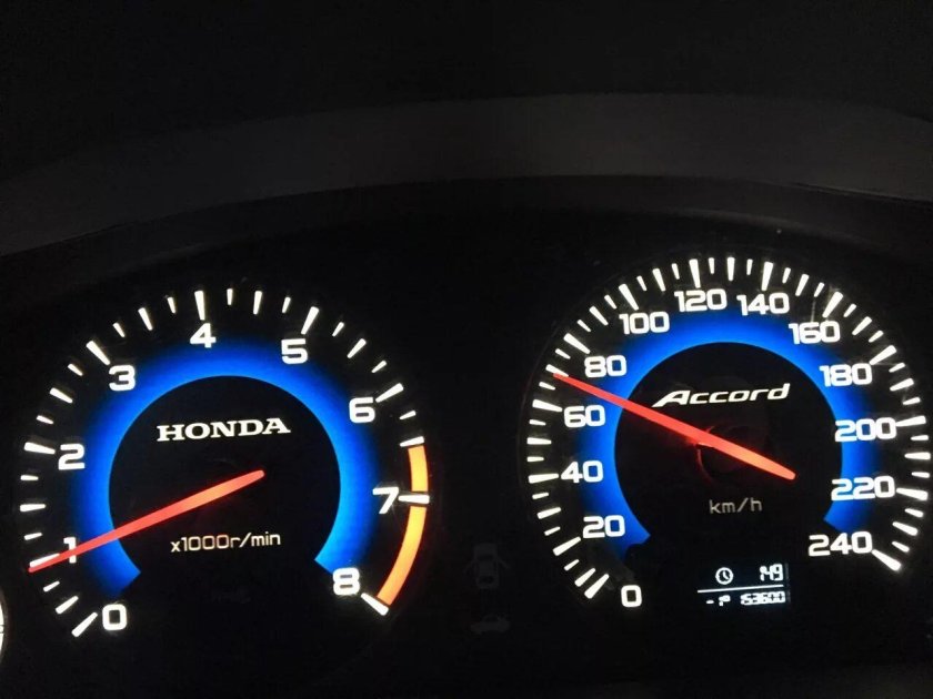 Honda Accord 6 шкалы на приборную панель