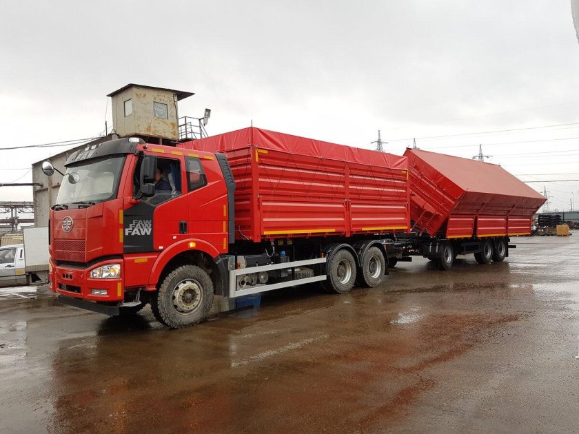 FAW j6 зерновоз
