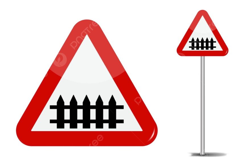Дорожный знак треугольник