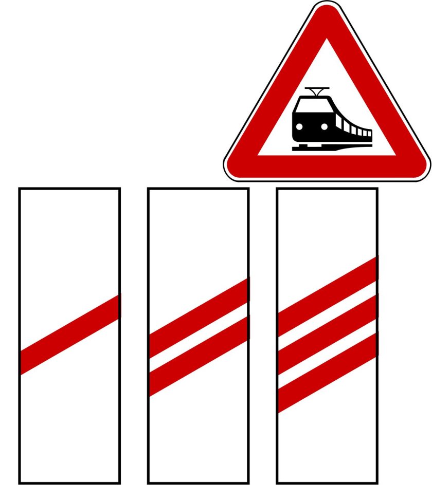 Знаки 1 4 6 приближение к железнодорожному переезду
