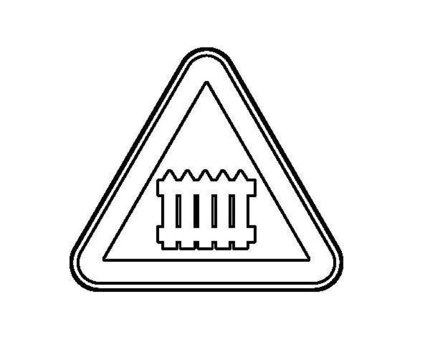 Дорожный знак низколетящие самолеты раскраска