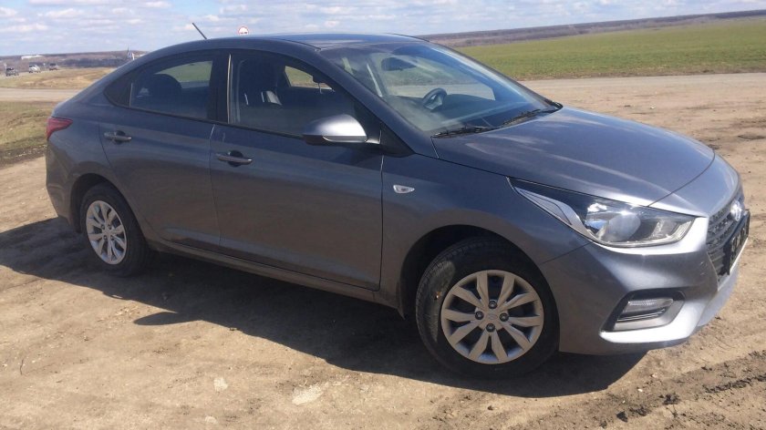 Хендай Солярис 2019 Урбан грей