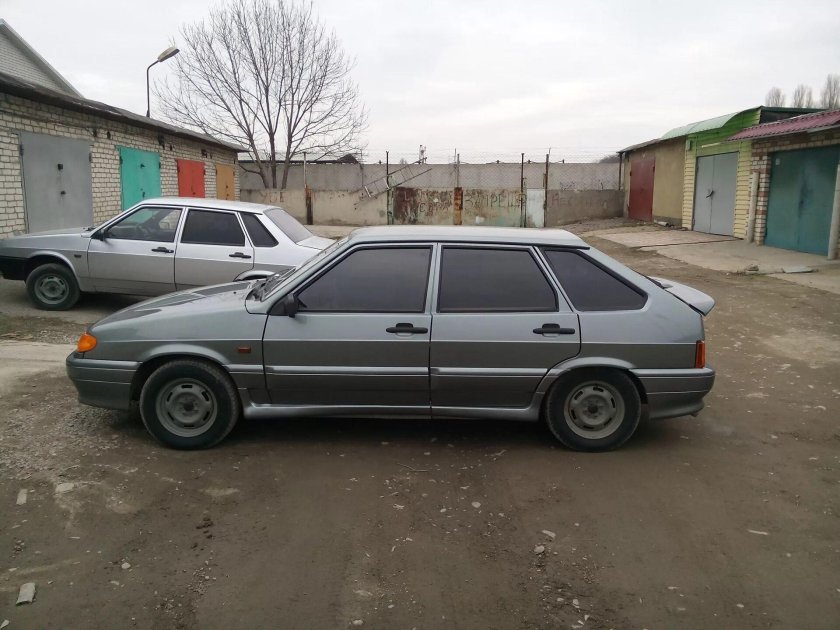 ВАЗ 2114 цвет мокрый асфальт