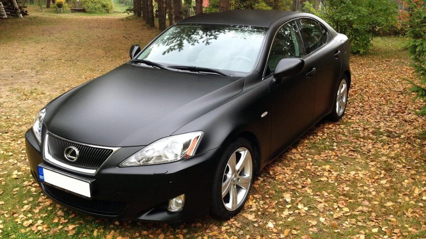 Лексус ИС 250 черный матовый