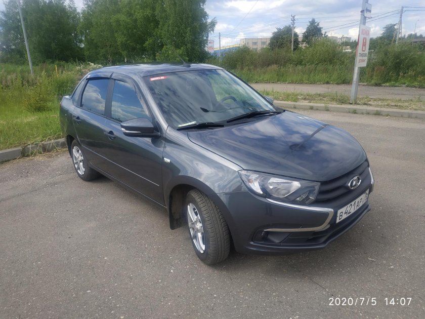 Гранта фл цвет мокрый асфальт