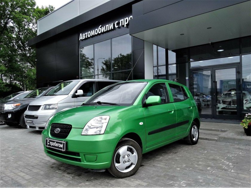 Киа Пиканто 2006 зеленый