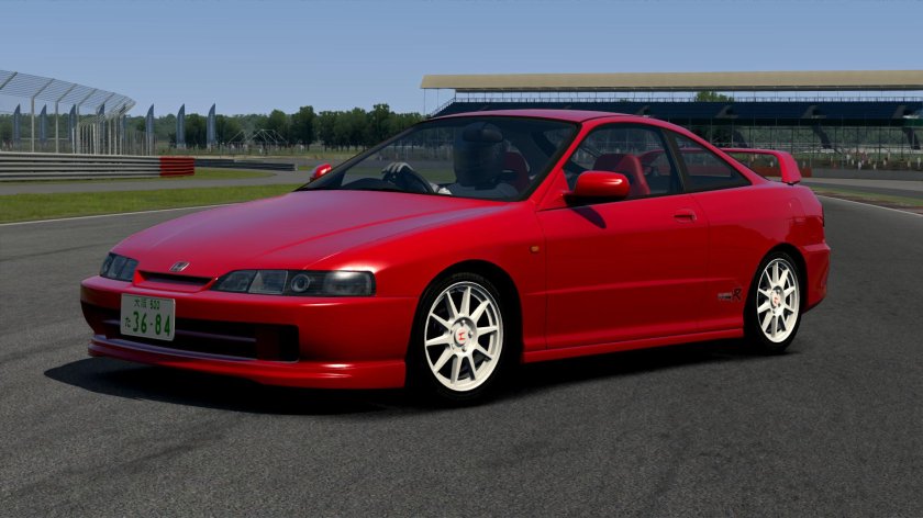 Honda Integra красная