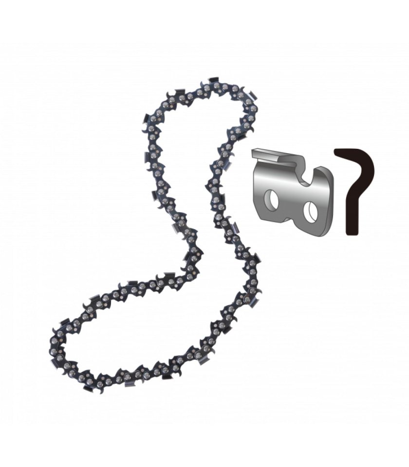 Цепь пильная для пилы Worx wp342e 28 звеньев, ПАЗ 1.1 мм