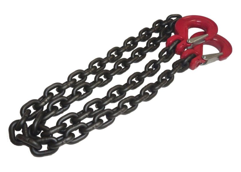Цепь крепежная с крюками (13 мм 10,7 тн 15м)