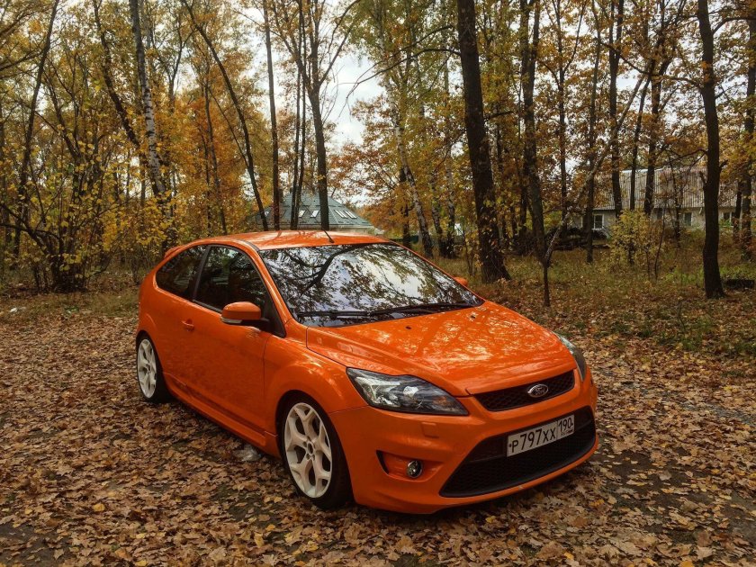 Ford focus 2 рестайлинг оранжевый