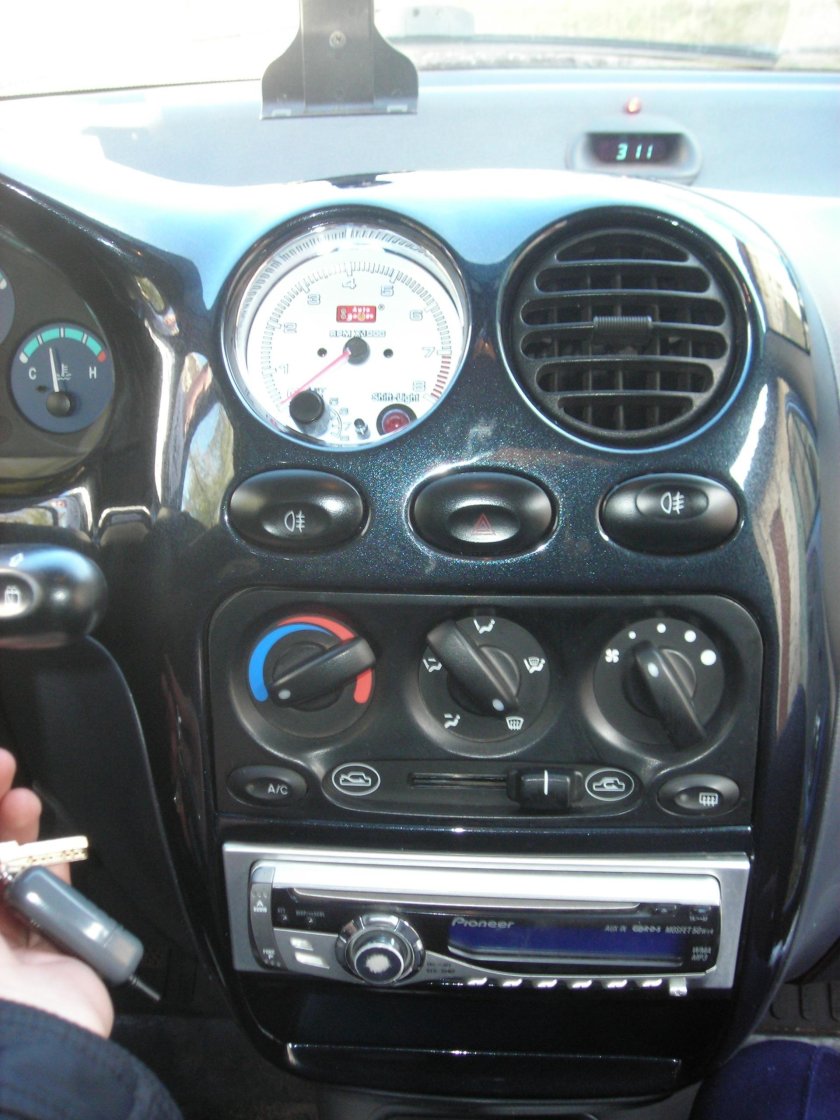 Панель управления Дэу Матиз