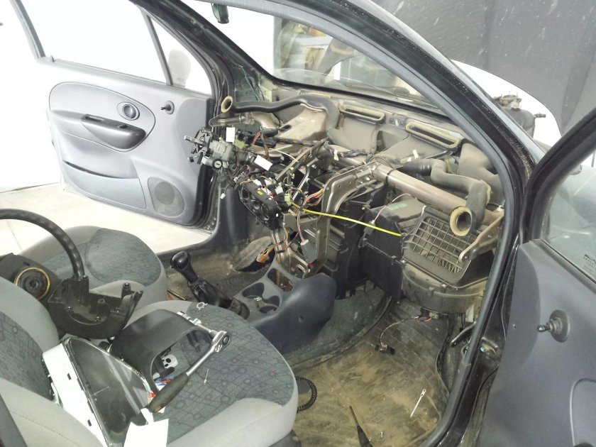 Снятие торпеды Дэу Матиз