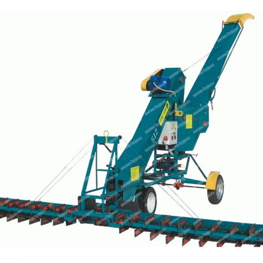 Погрузчик зернометатель скребковый ПЗС-150