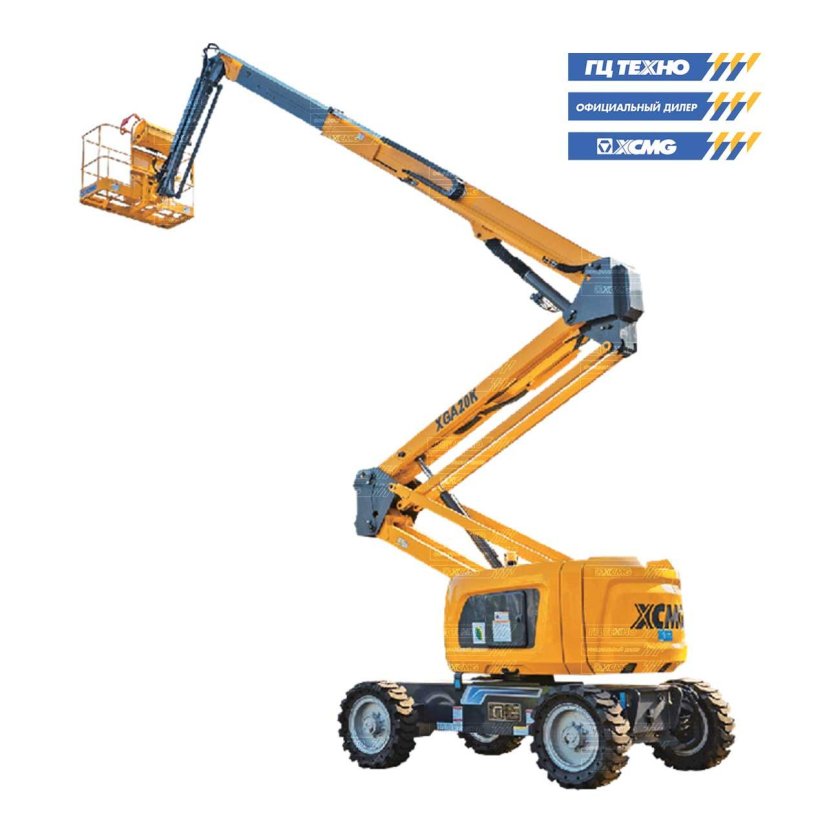 Коленчатый дизельный подъемник