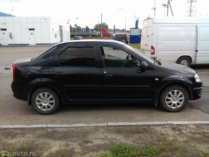 Рено Логан 1 Рестайлинг черный