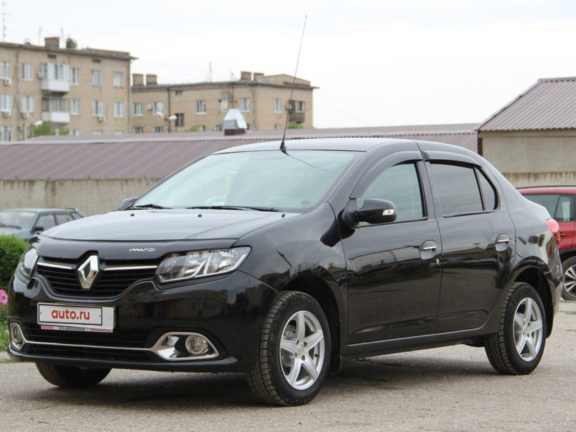 Renault Logan 2014 черный