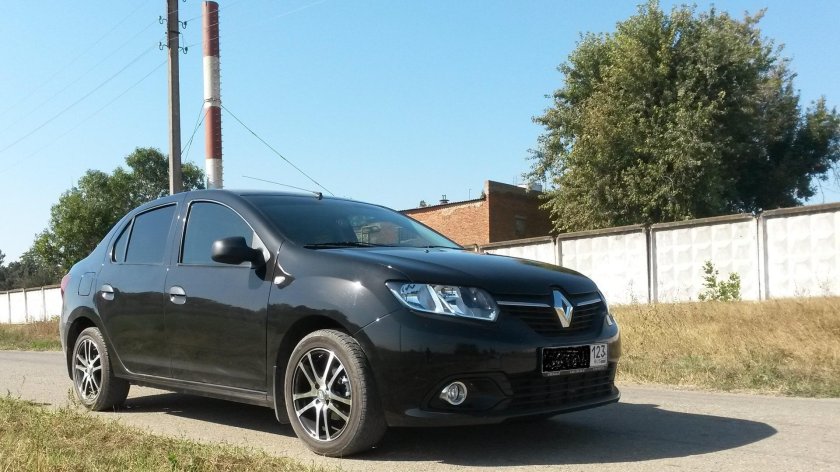 Рено Логан 2 черный