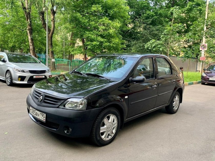 Рено Логан 1 поколение черный