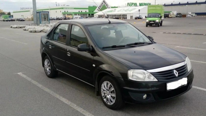 Renault Logan черный