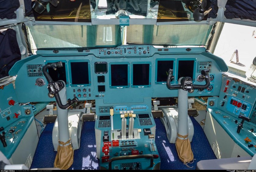 Ил 76 МД кабина