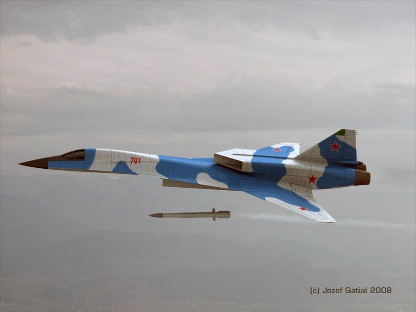 Миг-701 тяжёлый сверхзвуковой перехватчик